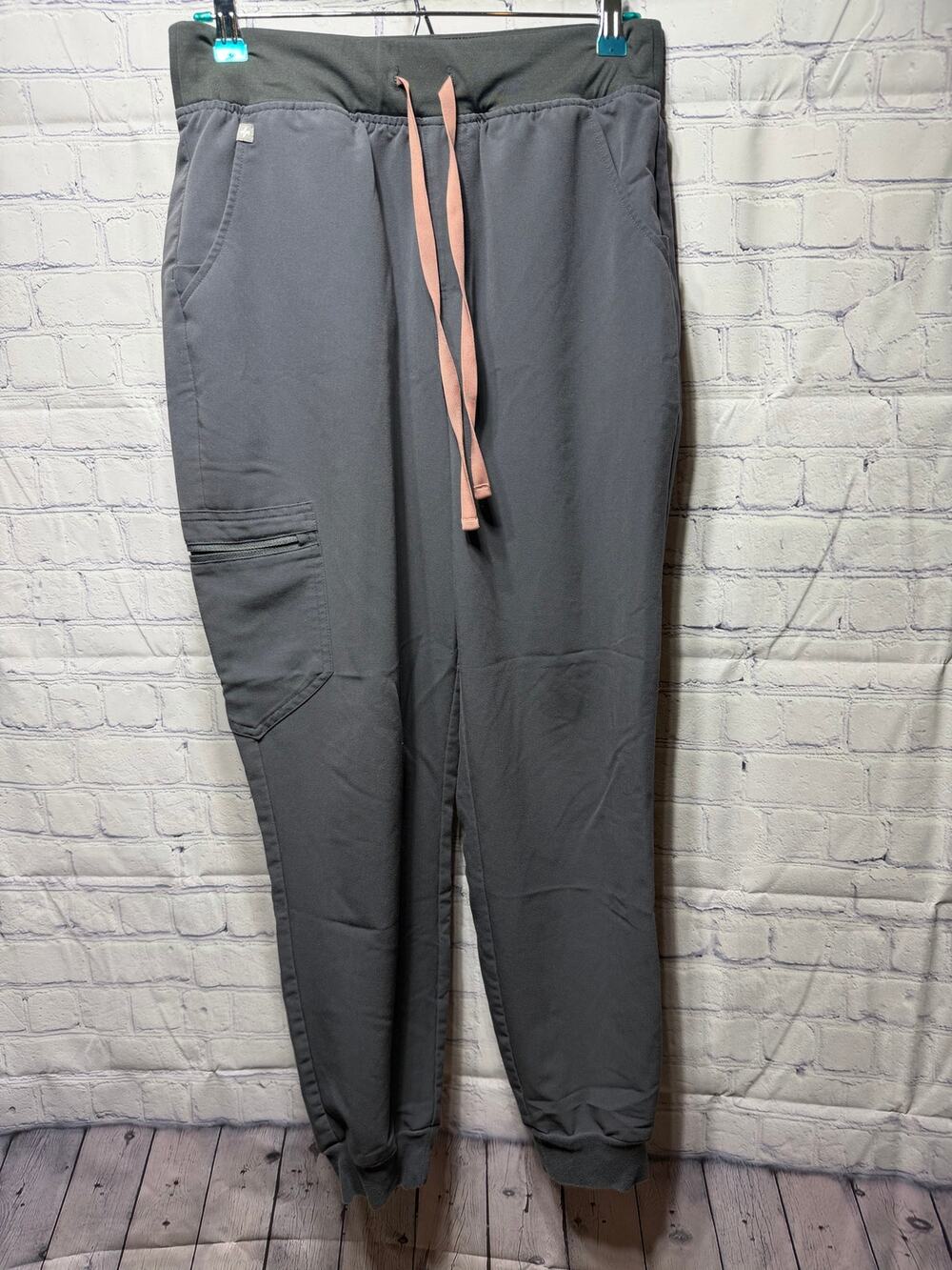 Figs Zamora Jogger Scrub Pant Gray Sz M Nurse Medical Doctor